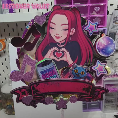 The Leftover Vault: Kpop Mira Purple Gold Glitter