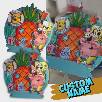Custom Cake Topper - Spongebob