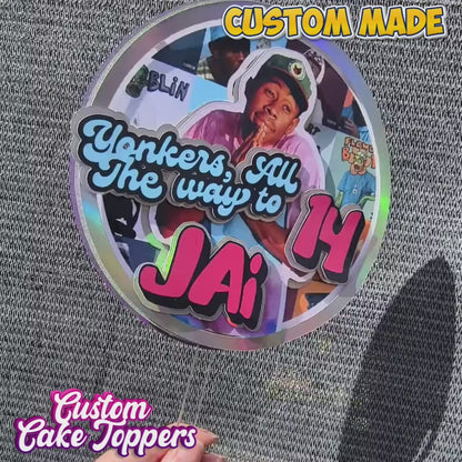 Custom Cake Topper - Yonkers Tyler