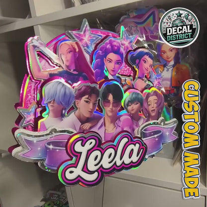 Custom KPop Cake Topper - Saja Boys & Huntrix Cake Topper