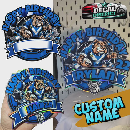 Personalised Cake Topper - Choose Your Own Theme