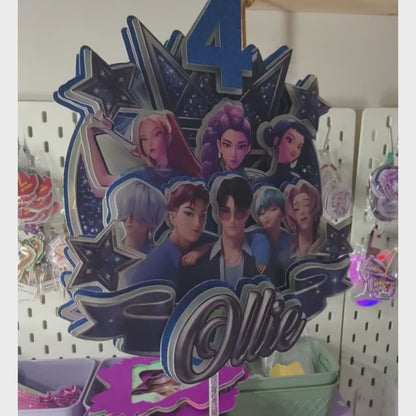 K-Pop Stars Download Cut Files - 3D Cake Topper