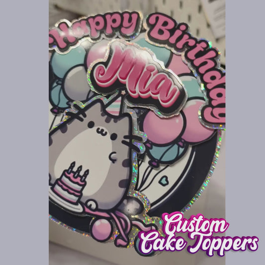 Custom Cake Topper - Pusheen