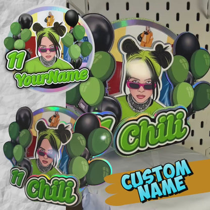 Custom Cake Topper - Billie