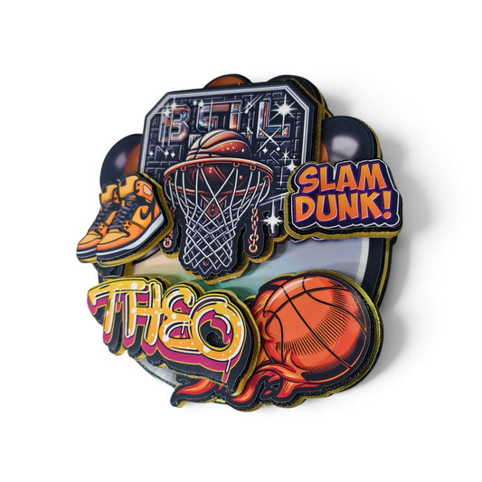 Custom Cake Topper - Basketball