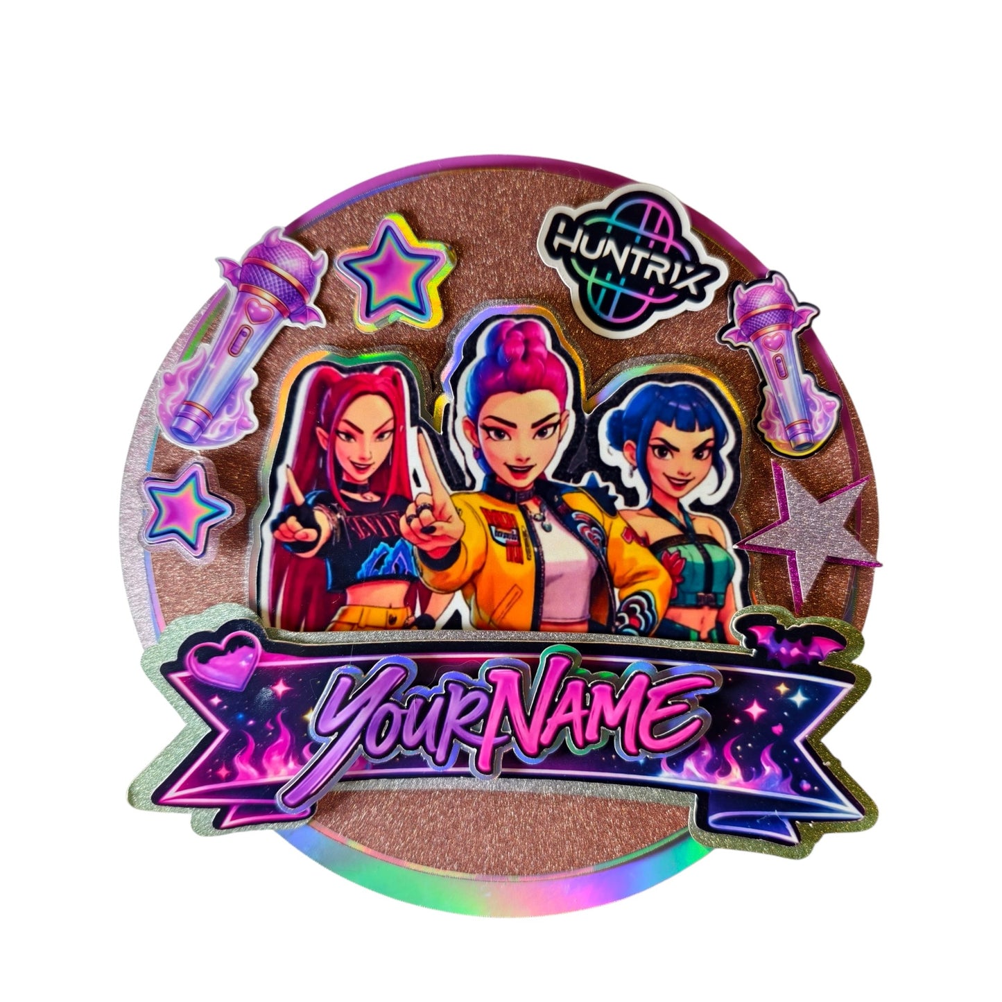 Cake Topper: Custom KPOP Demon Hunters | Leftover Vault