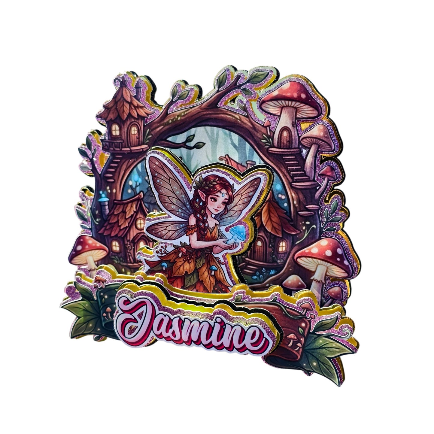 Woodlands Fairy Custom Cake Topper