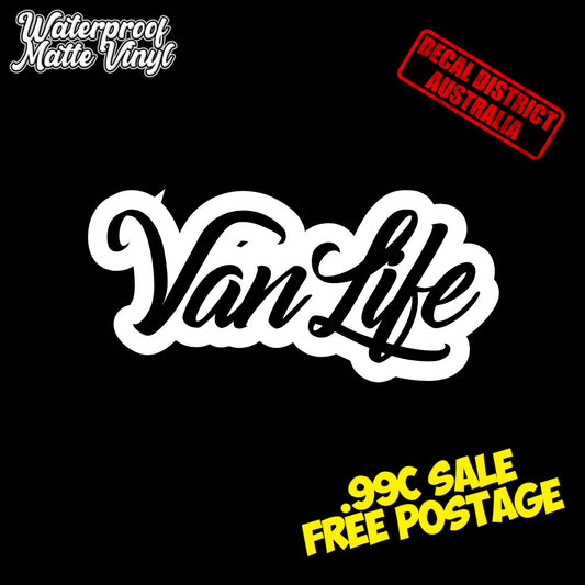 Vanlife - Premium Matte Vinyl - 10cm